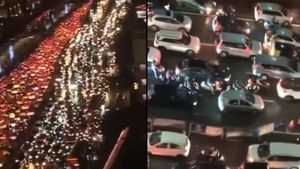 WATCH Hyderabad Traffic Chaos: Kilometres-Long Jams Follow Heavy Rain
