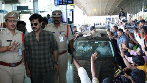 Ram Charan Receives Grand Welcome By Fans At Rajahmundry Airport, Will Campaign For Pawan Kalyan In Pithapuram