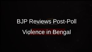BJP Central Team in Kolkata to Review Alleged Post-Poll Violence in West Bengal