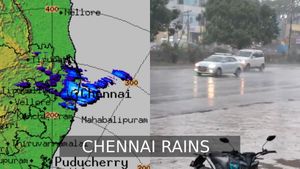 Chennai Braces For Thunderstorms, Lightning With Light To Moderate Rain