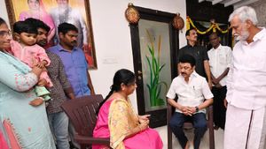 Tamil Nadu CM MK Stalin Meets K Armstrong's Family, Expresses Grief, Promises Stringent Action