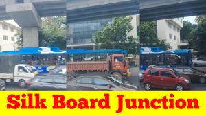 Bengaluru's Silk Board Junction Traffic Jam Continues Unabated Despite Double-Decker Flyover