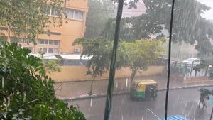 Bengaluru Lashed By Intense Monsoon Rains And Rare Thunderstorms