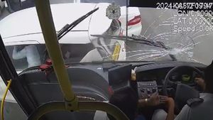 Volvo Bus Driver Loses Control, Crashes Into Several Vehicles On Hebbal Flyover In Bengaluru