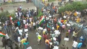 Howrah Protests Turn Violent: Police Clash With Nabanna Abhijan' Protesters 
