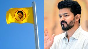 Thalapathy Vijay's TVK Flag Photos Leaked Ahead Of Official Launch?