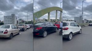 Chennai Red Alert: Velachery Residents Use Flyover To Park Their Cars Due To Heavy Rain Forecast