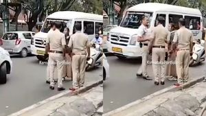 Bengaluru Shocker: Woman Kicks, Abuses Traffic Cop In Indiranagar; FIR Filed