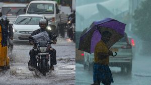 Cyclone Fengal Triggers Heavy Rains In Tamil Nadu; Red, Orange Alerts Issued for 18 Districts