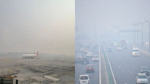 Dense Smog Causes Significant Flight Disruptions At Delhi Airport