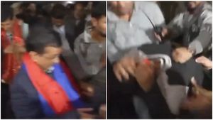 Man Attacks Arvind Kejriwal With Liquid In Delhi's Greater Kailash, Detained