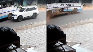 Watch: SUV Rams KSRTC Bus In Kottarakkara, Rear Axle Detaches In Shocking Incident