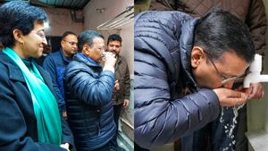 Delhi Polls: Arvind Kejriwal Launches 24-Hour Water Supply In Rajinder Nagar; Rest Delhi To Be Covered Soon 