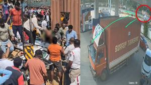 Bengaluru Accident: CCTV Footage Shows Container Truck Toppling Over SUV Killing Family In Nelamangala Highway