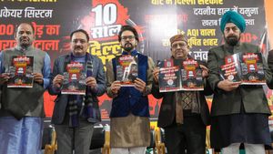 Delhi Election: BJP Issues 'Chargesheet' Against Kejriwal; Vows To Remove AAP From Power