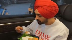 Diljit Dosanjh Kicks Off Concert in Bengaluru, Savours Ghee Podi Idli At Iconic Rameshwaram Cafe | WATCH
