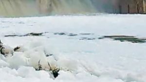 Surplus Water Release Turns Hosur’s River Into Toxic Frothy Mess