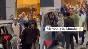 WATCH Video | Maroon 5 Arrives In Mumbai For Their First-Ever India Concert: Fans Can't Keep Calm!