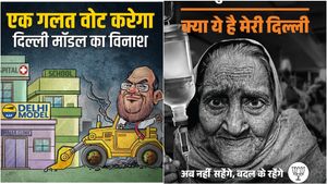 Delhi Assembly Election: Poster War Breaks Out as Parties Vie for Voter Attention