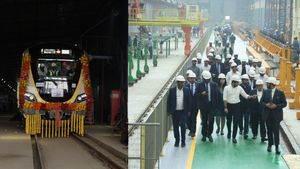 Namma Metro Yellow Line's First Train Launch: Tejasvi Surya Applauds Bengaluru’s Transport Milestone