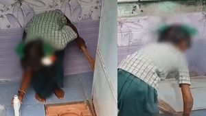 Tamil Nadu Govt School Students Seen Cleaning Toilets, Video Goes Viral; Principal Suspended