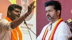 If Annamalai's BJP, Vijay’s TVK Join Hands, DMK May Be Defeated In Tamil Nadu Elections, Says Opinion Poll