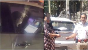 Bengaluru Woman Works On Laptop While Driving Car On Busy Road; Video Goes Viral