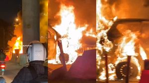 Bengaluru Traffic Jam! Car Catches Fire At Outer Ring Road Near Doddanekundi