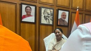 AAP Accuses BJP Of Replacing Ambedkar, Bhagat Singh’s Photos In Delhi CM’s Office; BJP Calls It Diversion
