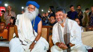 DK Shivakumar Faces Backlash In Congress Over Attending Sadhguru's Mahashivratri Event