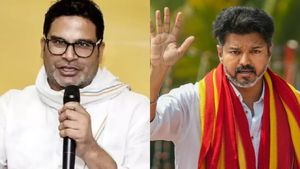 Prashant Kishor Meets Actor-Politician Vijay In Chennai