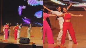 Mumbai Viral Video: Girls' Dance Group Wins Hearts With SRK’s Iconic Pose | Watch