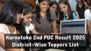 Karnataka 2nd PUC Result 2025 Declared: Here Are The District-Wise Toppers List
