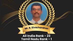 UPSC Exam Toppers From Tamil Nadu: B Sivachandran, AS Gee Gee In Top 25 List