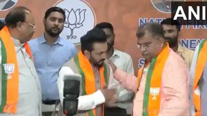 Ex-India Cricketer Kedar Jadhav Joins BJP In Mumbai