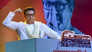 MNS' Student Wing Stages Protest Against Govt Move To Make Hindi Mandatory For Classes 1-5
