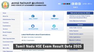 Tamil Nadu HSE Exam Result Date 2025: When Will TN Class 12 Results Be Declared Online?