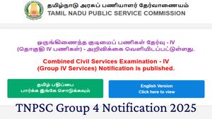 Tamil Nadu TNPSC Group 4 Notification 2025: Where To Download Job Notification Online? All Deets Inside