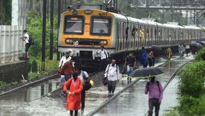 Mumbai Rains: Local Trains Crawl, Buses Diverted Due To Waterlogging