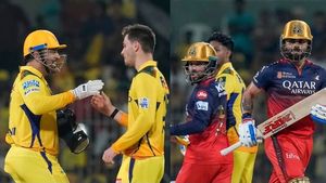 RCB vs CSK LIVE IPL Weather Report: Royal Challengers Bengaluru vs Chennai Super Kings Stats, Pitch Report