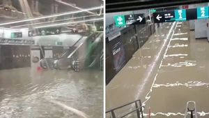 Mumbai's 'Aqua Line'? Newly-Opened Worli Metro Station Flooded As Early Monsoon Batters Maximum City | WATCH