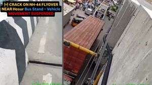 Crack in Flyover Forces Shutdown on Hosur-Bengaluru NH-44; Traffic Suspended After Structural Scare