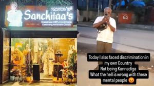 Bengaluru Shop Owner Faces Backlash for Allegedly Violating Kannada Signboard Rule