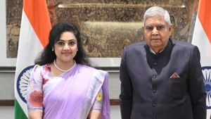 Tamil Nadu: Actress Meena Meets VP Dhankhar, Triggers Rumours Of Joining BJP