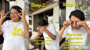 Pune Woman Washes Her Eyes With Urine | Viral Video