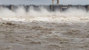 Karnataka: Basava Sagar Reservoir Aka Narayanpur Dam At Full Mark As Krishna River Swells After Heavy Rain