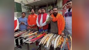 FIR in Ghaziabad After Videos Show Swords Distributed at Hindu Raksha Dal Event