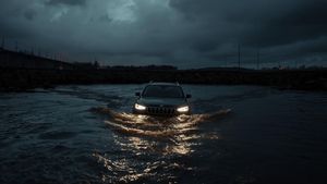 Noida Techie Falls Into Flooded Pit On Foggy Night, Climbs SUV Roof And Flashes Phone Light For Help