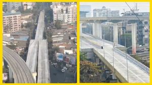 Mumbai Flyover: Viral Video Exposes Design Flaw as 4-Lane Road Narrows to 2 Lanes Mid-Air in Mira-Bhayandar