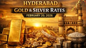 Hyderabad Gold Silver Rate Today, February 20, 2026: Latest 22K, 24K Gold And Silver Prices In Nizam City